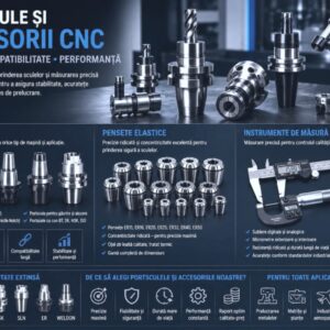 Portscule, accesorii CNC și instrumente de măsură