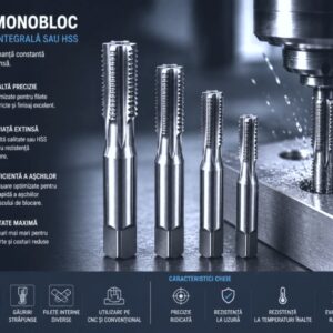 Tarozi monobloc pentru filetare